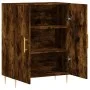 Aparador de madera de ingeniería roble ahumado 69,5x34x90 cm de vidaXL, Aparadores - Ref: Foro24-827713, Precio: 72,37 €, Des...