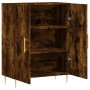 Sideboard aus geräuchertem Eichenholzwerkstoff, 69,5 x 34 x 90 cm von vidaXL, Sideboards - Ref: Foro24-827713, Preis: 75,29 €...