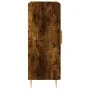 Aparador de madera de ingeniería roble ahumado 69,5x34x90 cm de vidaXL, Aparadores - Ref: Foro24-827713, Precio: 72,37 €, Des...