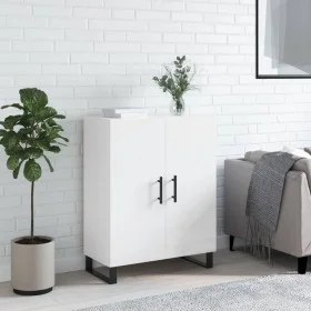 Hochglanzweißes Sperrholz-Sideboard 69,5 x 34 x 90 cm von vidaXL, Sideboards - Ref: Foro24-827750, Preis: 90,48 €, Rabatt: %