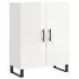 Aparador de madera contrachapada blanco brillante 69,5x34x90 cm de vidaXL, Aparadores - Ref: Foro24-827750, Precio: 94,17 €, ...