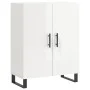 Hochglanzweißes Sperrholz-Sideboard 69,5 x 34 x 90 cm von vidaXL, Sideboards - Ref: Foro24-827750, Preis: 90,48 €, Rabatt: %