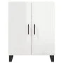 Hochglanzweißes Sperrholz-Sideboard 69,5 x 34 x 90 cm von vidaXL, Sideboards - Ref: Foro24-827750, Preis: 90,48 €, Rabatt: %