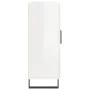 Aparador de madera contrachapada blanco brillante 69,5x34x90 cm de vidaXL, Aparadores - Ref: Foro24-827750, Precio: 90,45 €, ...