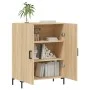 Aparador de madera de ingeniería roble Sonoma 69,5x34x90 cm de vidaXL, Aparadores - Ref: Foro24-827727, Precio: 89,56 €, Desc...