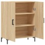 Aparador de madera de ingeniería roble Sonoma 69,5x34x90 cm de vidaXL, Aparadores - Ref: Foro24-827727, Precio: 92,81 €, Desc...