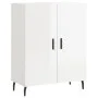 Hochglanzweißes Sperrholz-Sideboard 69,5 x 34 x 90 cm von vidaXL, Sideboards - Ref: Foro24-827742, Preis: 95,69 €, Rabatt: %