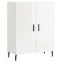 Hochglanzweißes Sperrholz-Sideboard 69,5 x 34 x 90 cm von vidaXL, Sideboards - Ref: Foro24-827742, Preis: 97,04 €, Rabatt: %