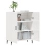 Hochglanzweißes Sperrholz-Sideboard 69,5 x 34 x 90 cm von vidaXL, Sideboards - Ref: Foro24-827742, Preis: 97,04 €, Rabatt: %