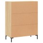 Aparador de madera de ingeniería roble Sonoma 69,5x34x90 cm de vidaXL, Aparadores - Ref: Foro24-827727, Precio: 92,81 €, Desc...