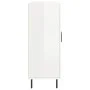 Aparador de madera contrachapada blanco brillante 69,5x34x90 cm de vidaXL, Aparadores - Ref: Foro24-827742, Precio: 95,69 €, ...