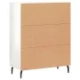 Hochglanzweißes Sperrholz-Sideboard 69,5 x 34 x 90 cm von vidaXL, Sideboards - Ref: Foro24-827742, Preis: 95,69 €, Rabatt: %