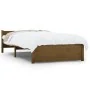 Honigbrauner Massivholzbettrahmen 75x190 cm von vidaXL, Betten und Lattenroste - Ref: Foro24-815007, Preis: 106,61 €, Rabatt: %