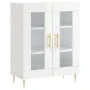 Sideboard aus glänzendem weißem Sperrholz 69,5x34x90 cm von vidaXL, Sideboards - Ref: Foro24-827774, Preis: 88,00 €, Rabatt: %