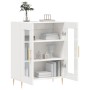Aparador de madera contrachapada blanco brillante 69,5x34x90 cm de vidaXL, Aparadores - Ref: Foro24-827774, Precio: 89,00 €, ...