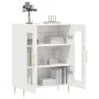 Sideboard aus glänzendem weißem Sperrholz 69,5x34x90 cm von vidaXL, Sideboards - Ref: Foro24-827774, Preis: 88,00 €, Rabatt: %