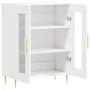 Sideboard aus glänzendem weißem Sperrholz 69,5x34x90 cm von vidaXL, Sideboards - Ref: Foro24-827774, Preis: 88,00 €, Rabatt: %