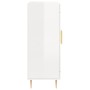 Aparador de madera contrachapada blanco brillante 69,5x34x90 cm de vidaXL, Aparadores - Ref: Foro24-827774, Precio: 89,00 €, ...