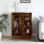 Smoked oak engineered wood sideboard 69.5x34x90 cm by vidaXL, Sideboards - Ref: Foro24-827761, Price: 87,74 €, Discount: %
