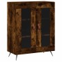 Sideboard aus geräuchertem Eichenholzwerkstoff, 69,5 x 34 x 90 cm von vidaXL, Sideboards - Ref: Foro24-827761, Preis: 88,90 €...
