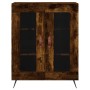 Sideboard aus geräuchertem Eichenholzwerkstoff, 69,5 x 34 x 90 cm von vidaXL, Sideboards - Ref: Foro24-827761, Preis: 88,90 €...