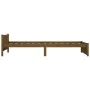 Honigbrauner Massivholzbettrahmen 75x190 cm von vidaXL, Betten und Lattenroste - Ref: Foro24-815007, Preis: 106,61 €, Rabatt: %
