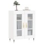 Weißes Sideboard aus Holzwerkstoff, 69,5 x 34 x 90 cm von vidaXL, Sideboards - Ref: Foro24-827764, Preis: 83,53 €, Rabatt: %