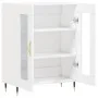 Aparador de madera de ingeniería blanco 69,5x34x90 cm de vidaXL, Aparadores - Ref: Foro24-827764, Precio: 82,57 €, Descuento: %