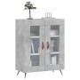 Engineered wood sideboard in concrete grey 69.5x34x90 cm by vidaXL, Sideboards - Ref: Foro24-827760, Price: 81,52 €, Discount: %