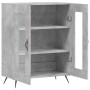 Engineered wood sideboard in concrete grey 69.5x34x90 cm by vidaXL, Sideboards - Ref: Foro24-827760, Price: 81,52 €, Discount: %