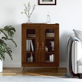 Sideboard aus eichenbraunem Holzwerkstoff, 69,5 x 34 x 90 cm von vidaXL, Sideboards - Ref: Foro24-827763, Preis: 85,28 €, Rab...