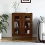 Aparador de madera de ingeniería marrón roble 69,5x34x90 cm de vidaXL, Aparadores - Ref: Foro24-827763, Precio: 84,23 €, Desc...