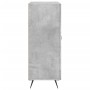 Engineered wood sideboard in concrete grey 69.5x34x90 cm by vidaXL, Sideboards - Ref: Foro24-827760, Price: 81,52 €, Discount: %
