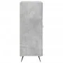 Engineered wood sideboard in concrete grey 69.5x34x90 cm by vidaXL, Sideboards - Ref: Foro24-827760, Price: 80,55 €, Discount: %