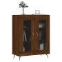 Aparador de madera de ingeniería marrón roble 69,5x34x90 cm de vidaXL, Aparadores - Ref: Foro24-827763, Precio: 84,23 €, Desc...