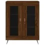 Aparador de madera de ingeniería marrón roble 69,5x34x90 cm de vidaXL, Aparadores - Ref: Foro24-827763, Precio: 84,23 €, Desc...