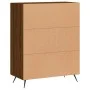 Aparador de madera de ingeniería marrón roble 69,5x34x90 cm de vidaXL, Aparadores - Ref: Foro24-827763, Precio: 84,23 €, Desc...