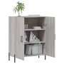 Sonoma-graues Sideboard aus Holzwerkstoff, 69,5 x 34 x 90 cm von vidaXL, Sideboards - Ref: Foro24-827738, Preis: 86,06 €, Rab...