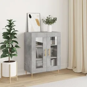 Engineered wood sideboard in concrete grey 69.5x34x90 cm by vidaXL, Sideboards - Ref: Foro24-827776, Price: 87,47 €, Discount: %