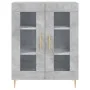 Engineered wood sideboard in concrete grey 69.5x34x90 cm by vidaXL, Sideboards - Ref: Foro24-827776, Price: 87,47 €, Discount: %