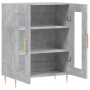 Aparador de madera de ingeniería gris hormigón 69,5x34x90 cm de vidaXL, Aparadores - Ref: Foro24-827776, Precio: 88,63 €, Des...