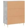 Engineered wood sideboard in concrete grey 69.5x34x90 cm by vidaXL, Sideboards - Ref: Foro24-827776, Price: 87,47 €, Discount: %