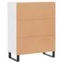White engineered wood sideboard 69.5x34x90 cm by vidaXL, Sideboards - Ref: Foro24-827748, Price: 86,03 €, Discount: %