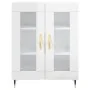 Glossy white plywood sideboard 69.5x34x90 cm by vidaXL, Sideboards - Ref: Foro24-827766, Price: 87,64 €, Discount: %