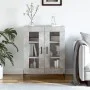 Concrete gray engineered wood sideboard 69.5x34x90 cm by vidaXL, Sideboards - Ref: Foro24-827800, Price: 88,38 €, Discount: %