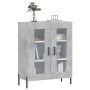 Concrete gray engineered wood sideboard 69.5x34x90 cm by vidaXL, Sideboards - Ref: Foro24-827800, Price: 89,39 €, Discount: %