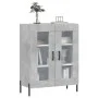 Concrete gray engineered wood sideboard 69.5x34x90 cm by vidaXL, Sideboards - Ref: Foro24-827800, Price: 88,38 €, Discount: %