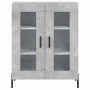 Concrete gray engineered wood sideboard 69.5x34x90 cm by vidaXL, Sideboards - Ref: Foro24-827800, Price: 88,38 €, Discount: %