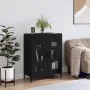 Black engineered wood sideboard 69.5x34x90 cm by vidaXL, Sideboards - Ref: Foro24-827789, Price: 86,60 €, Discount: %