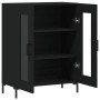 Black engineered wood sideboard 69.5x34x90 cm by vidaXL, Sideboards - Ref: Foro24-827789, Price: 90,05 €, Discount: %